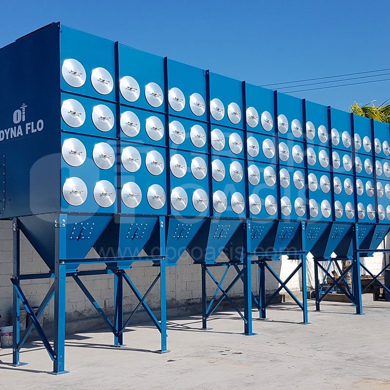 Colectores de polvo humos neblinas contacto sistemas industriales