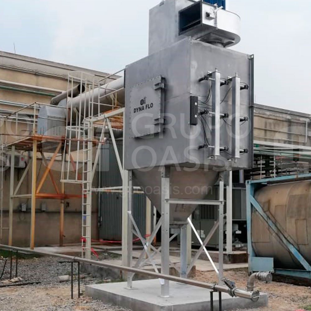 colectores industriales de polvo humo y neblinas contacto