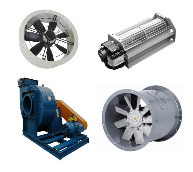 ventilador industrial colectores de polvo humos neblinas