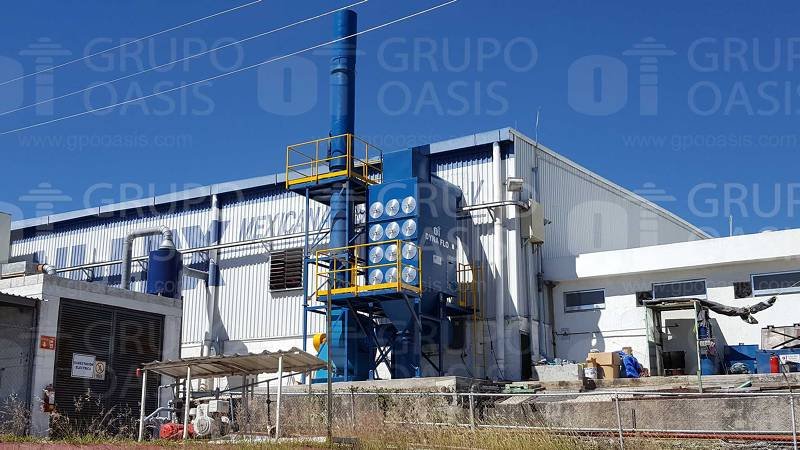 colectores de polvos industriales humo y neblinas refacciones filtros Sistemas de ventilación industrial extractores industriales