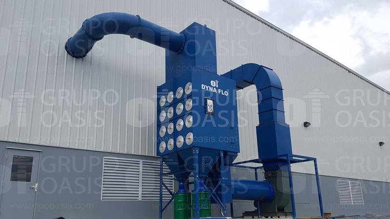 Colectores de polvos industriales humos neblinas sistemas de ventilación Ventilador centrífugo
