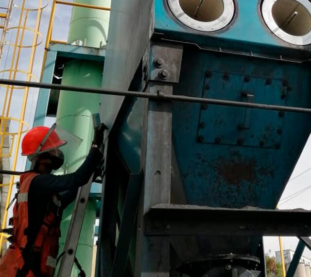 mantenimiento de colectores de polvo Renovar viejo colector de polvos